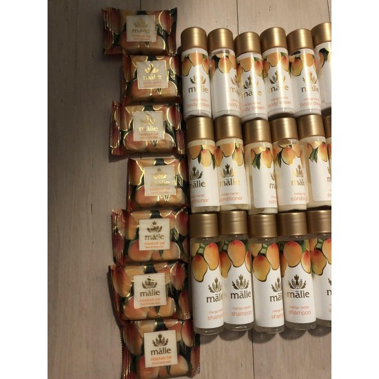 Malie Organics Mango Set Of 36: Shampoo, Conditioner, Lotion, 2oz each FRESH