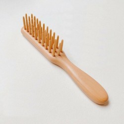 Japanese Satsuma Boxwood Hair Brush (3 Rows)