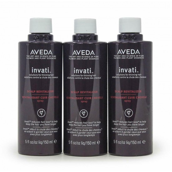 Aveda Invati Scalp Revitalizer Trio Refill Pack 5 oz Each