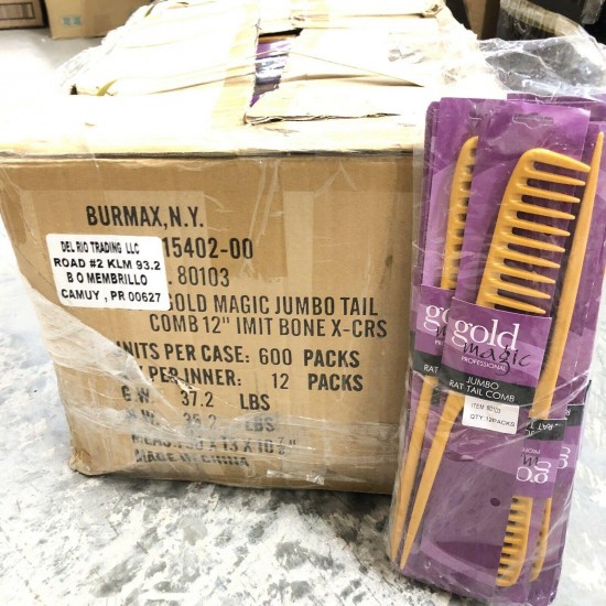 1 Case of 600 Gold Magic Professional Jumbo 12