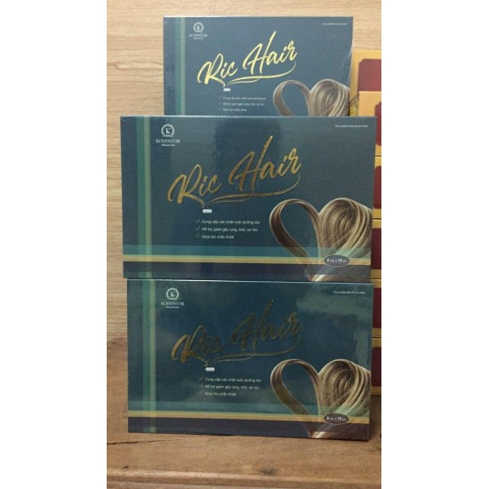 3X Boxes RIC HAIR - Promote Hair Growth -Strong Healthy Hair & Prevent Hair Loss