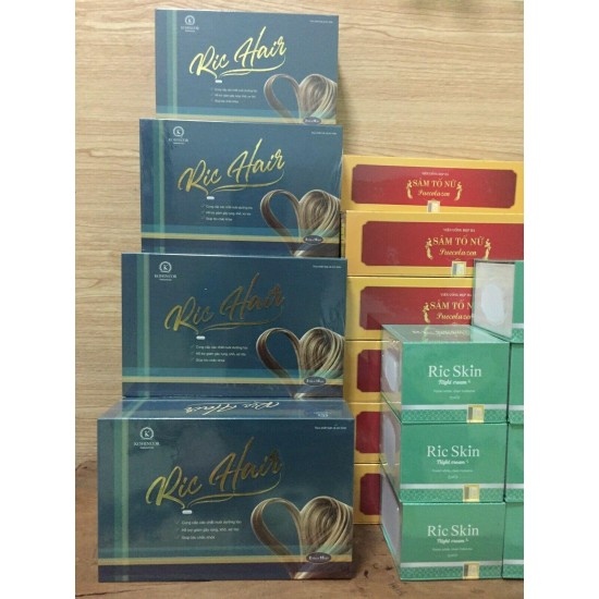 3X Boxes RIC HAIR - Promote Hair Growth -Strong Healthy Hair & Prevent Hair Loss