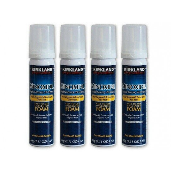 Kirkland Signature Minoxidil 5% Foam Hair Loss Regrowth Treatment