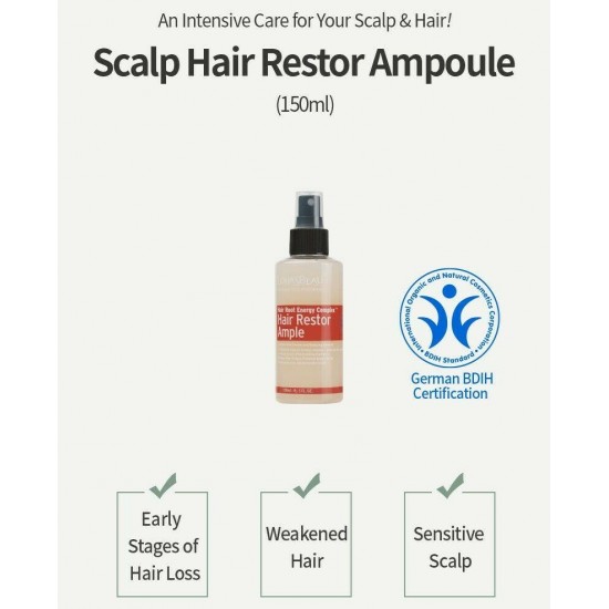 Lohasbeau Scalp Hair Restor Ampoule 150ml / Scalp Treatment & Hair Repair