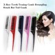 3-Row Teeth Teasing Comb Detangling Brush Comb Back Coming Hairdressing Comb HB