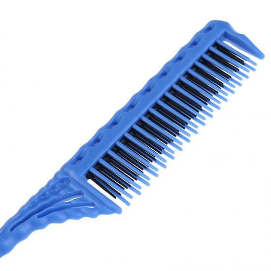 3-Row Teeth Teasing Comb Detangling Brush Comb Back Coming Hairdressing Comb HB