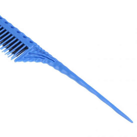 3-Row Teeth Teasing Comb Detangling Brush Comb Back Coming Hairdressing Comb HB