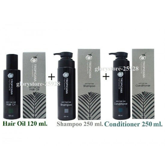 Tropicana Anti Hair Loss Dandruff Hair Regrowth Tonic Shampoo Hair Care Set