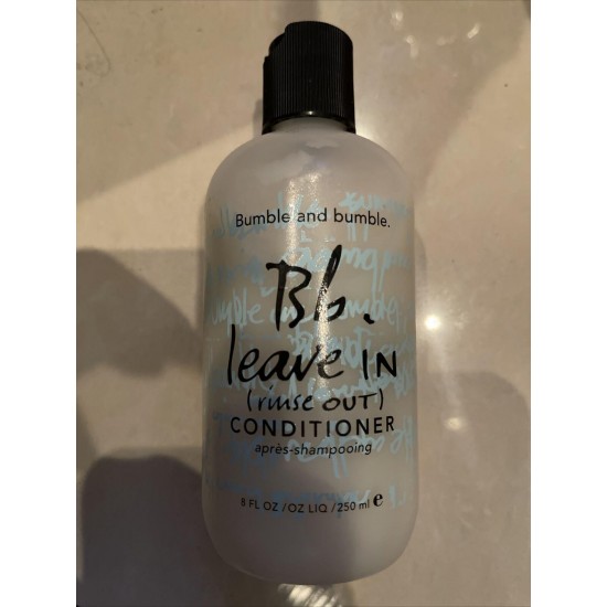 Bumble and Bumble BB Leave in Rinse Out Conditioner Hair Detangler Soften 8oz