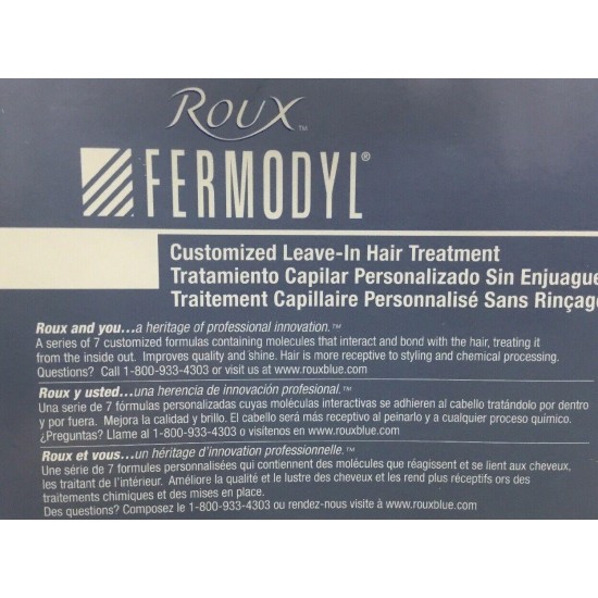 Roux Fermodyl  Leave-in Treatment #07 12PC for fine, limp Virgin hair loss