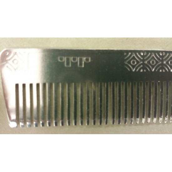 Vintage Aluminum Styling Comb! Non Static!  Unique old hard to find Item! NICE!