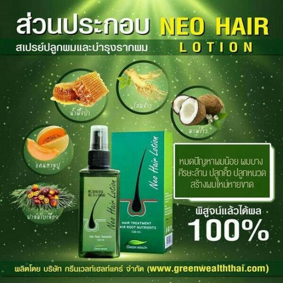 10 pcs x Neo Hair Lotion Growth Root Hair Loss Treatments beards sideburns 120ml