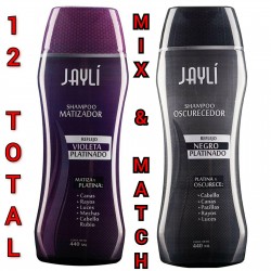 12 PACK JAYLI MATIZADOR SHAMPOO 14 Oz EA. MIX & MATCH YOU CHOOSE/ FREE SHIPPING