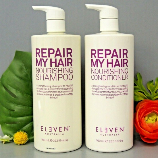 Eleven Australia REPAIR MY HAIR Nourishing Shampoo & Conditioner 960ml / 32.5oz