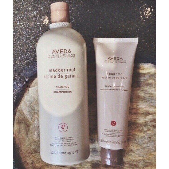 Aveda Madder Root Shampoo 33.8 oz liter and Conditioner 8.5 oz SET