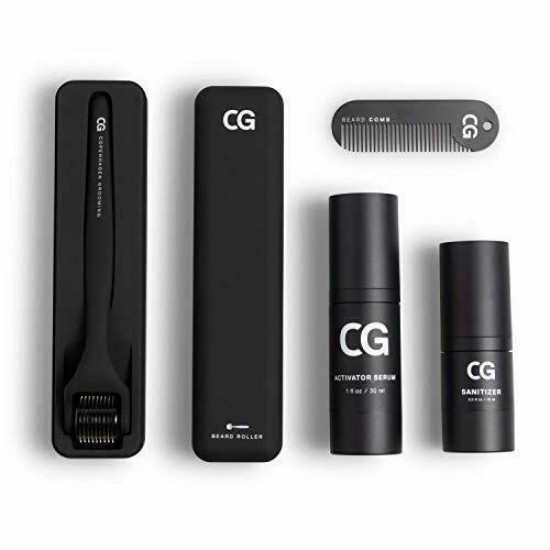 Beard Growth Kit - The Original Beard Growth Kit for Men with Derma Beard Rolle