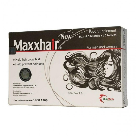 Maxxhair Helps For Hair Strong Enhances | Prevents Hair Loss for Men & Women