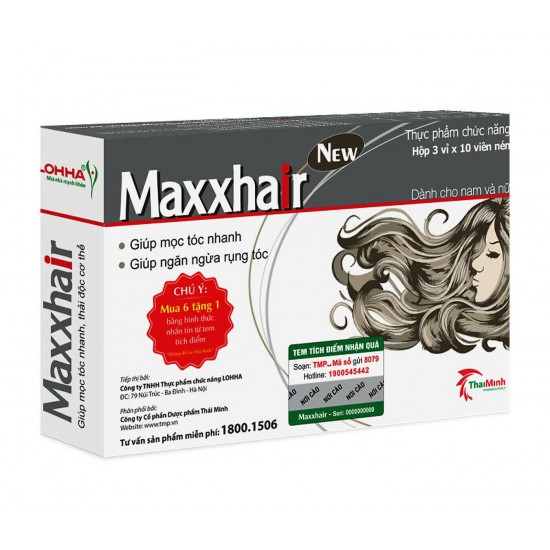 Maxxhair Helps For Hair Strong Enhances | Prevents Hair Loss for Men & Women