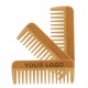 Customized LOGO-Bamboo Beard Combs Hair Comb for Men & Women Hair Care Brush