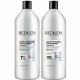 Redken Acidic Bonding Concentrate Shampoo & Conditioner Liter/33.8 oz Duo Set