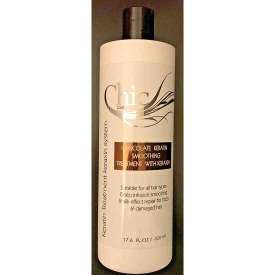 Chic Look CHOCOLATE KERATIN SMOOTHING TREATMENT WITH KERATIN 500Ml FREE SHIPPING