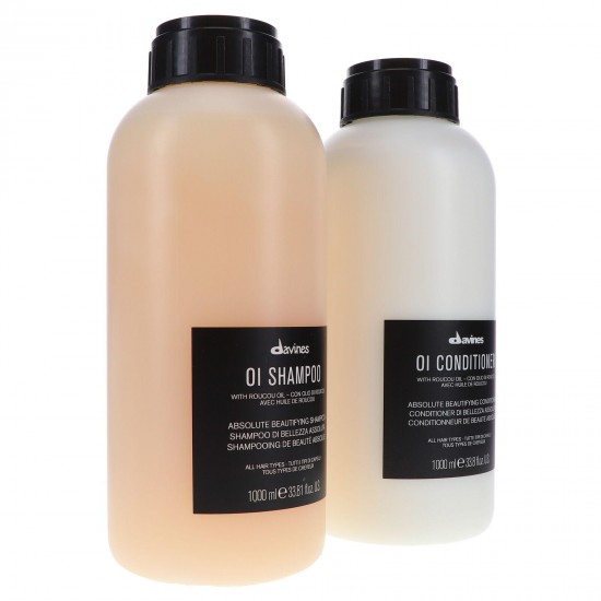 Davines OI Shampoo 33.8 oz & OI Conditioner 33.8 oz Combo Pack