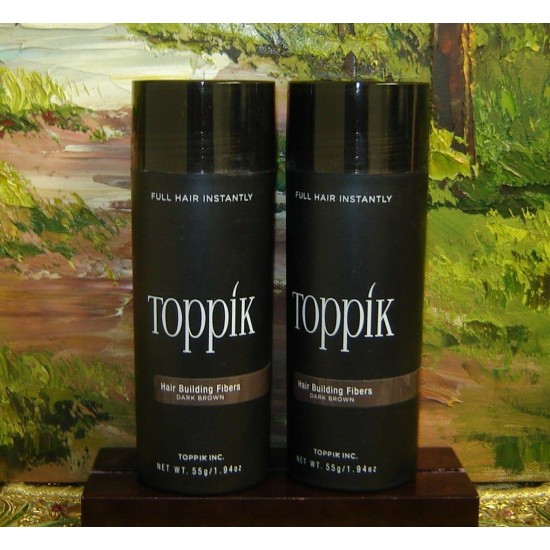 --2-- TOPPIK DARK BROWN  GIANT 55 gr or 1.94 oz NEW, FRESH! FASTEST SHIP!