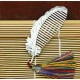 Silver Comb 999 Pure Silver Hair Comb Feather Comb Handmade Girlfriend Gift