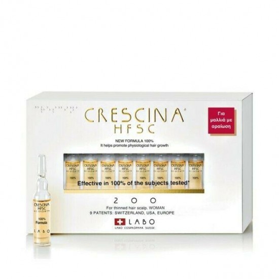 LABO Crescina Hfsc 100% Woman 10/20/10+10 vials 200, 500, 1300 - Anti Hair Loss