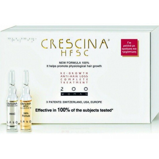 LABO Crescina Hfsc 100% Woman 10/20/10+10 vials 200, 500, 1300 - Anti Hair Loss