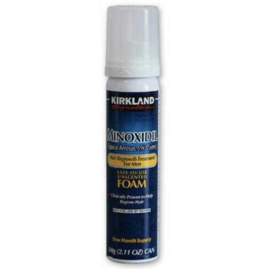 Kirkland Signature Minoxidil 5% Foam Hair Loss Regrowth Treatment Free Shipping