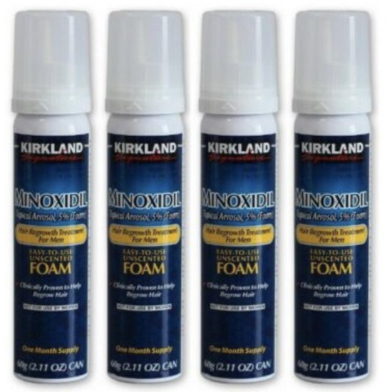 Kirkland Signature Minoxidil 5% Foam Hair Loss Regrowth Treatment Free Shipping