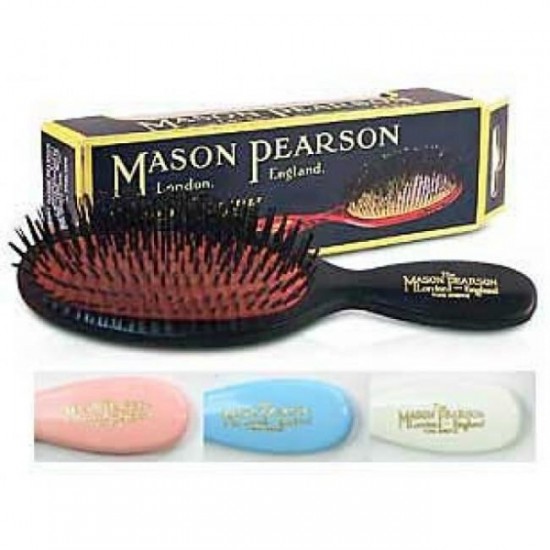 Mason Pearson B1 Extra Large Pure Boar Bristle Fine Hair Brush, Cleaner Gift Box