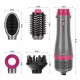 Hair Dryer Brush Set,  4 in 1 Blowout Brush, Negative Ion Detachable Silver