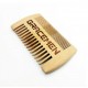 Customized LOGO Fine & Coarse Tooth Dual Sided Bamboo Combs Hair Beard Comb