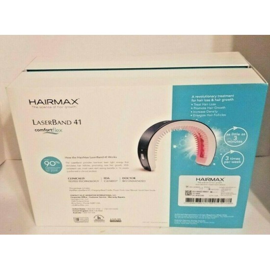 HairMax LaserBand 41 ComfortFlex Hair Growth Laser Device New FDA Cleared