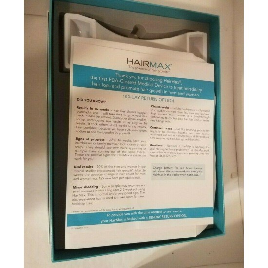 HairMax LaserBand 41 ComfortFlex Hair Growth Laser Device New FDA Cleared