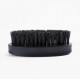 Customize Logo-Black Beech Wood boar bristle beard brush Mini Moustach Brush