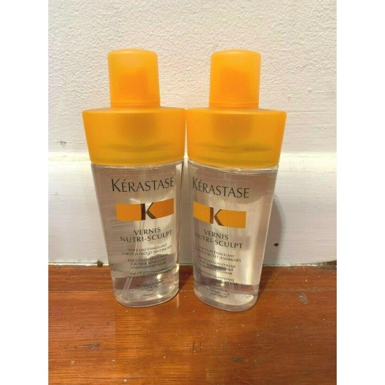 2 Kerastase Nutritive Vernis Nutri-Sculpt Top Coat Spray 3.3 Oz. Each