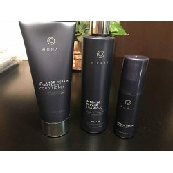 MONAT INTENSE REPAIR TREATMENT SET SHAMPOO CONDITIONER & SPRAY 3 PIECE