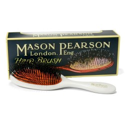 Mason Pearson B2 Extra Small Pure Bristle Hair Brush - Ivory - Made in England