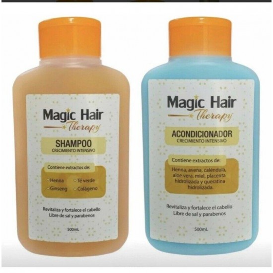 Magic Hair Therapy Intense Growth Shampoo, Conditioner & Day treatment Combo.