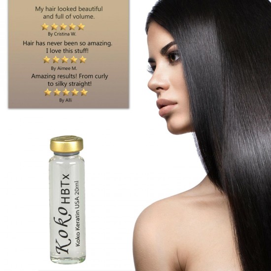 Koko Keratin Les Cheveux HBTX Hair Boosting Treatment Extra Protection 12 ampule