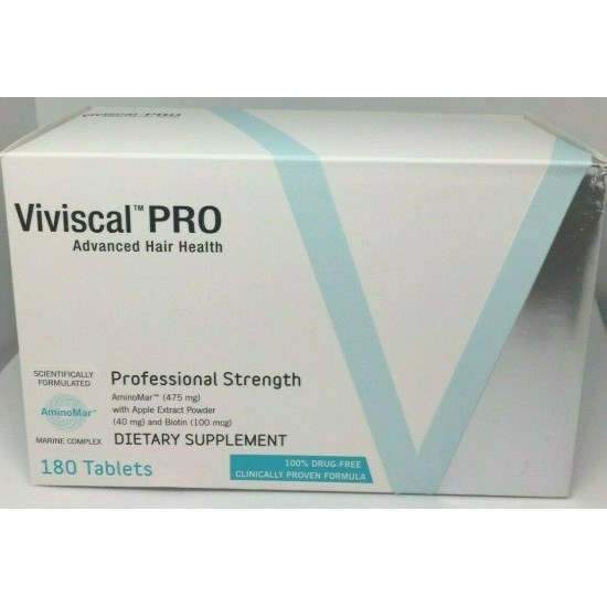 VIVISCAL PROFESSIONAL PRO Hair Grow 180 tablets  exp 1/24