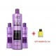 Plastica dos fios CADIVEU 3 Steps: shampoo 300ml + active 1000ml + Mask 300ml