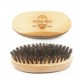 Customize Logo-Boar Bristle Beard Brush Wood Brush Wooden Facial Cleaning Brush