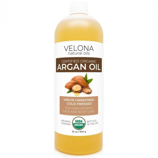 Velona USDA Certified Organic Argan Oil 2 oz - 7 lb | Moroccan Unrefined