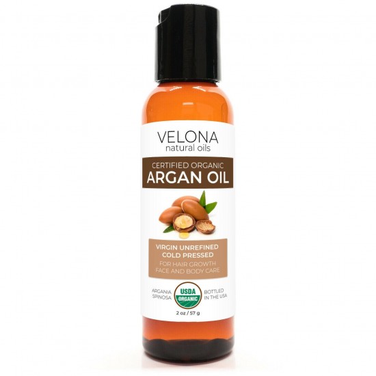 Velona USDA Certified Organic Argan Oil 2 oz - 7 lb | Moroccan Unrefined