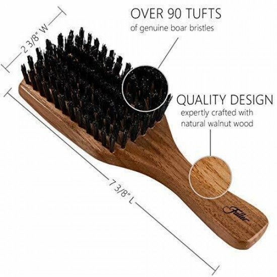 Natural Wood Club Hair Brush 