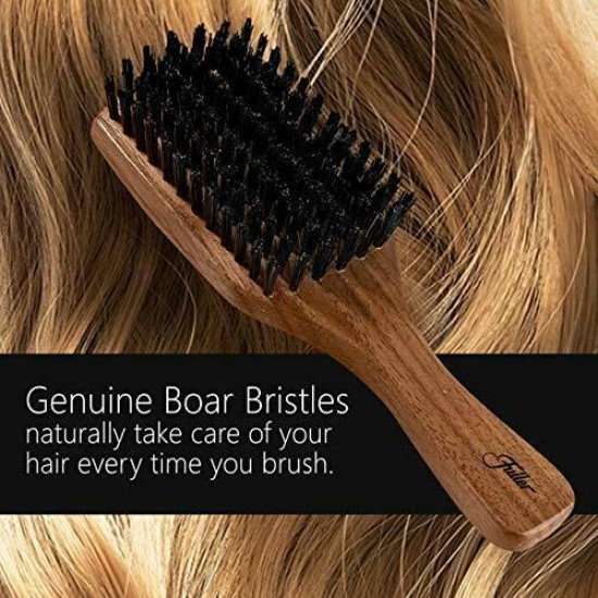 Natural Wood Club Hair Brush 